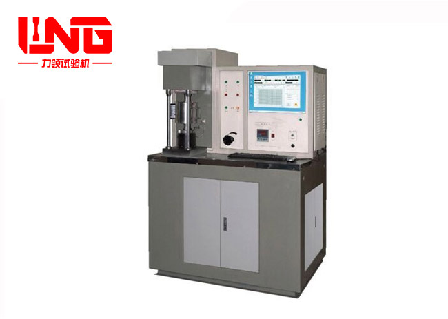 Microcomputer controlled four-ball friction and wear testing machine