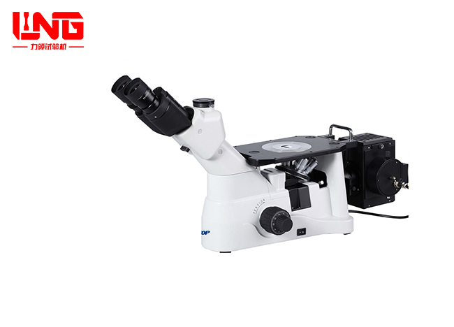 Large trinocular inverted metallographic microscope