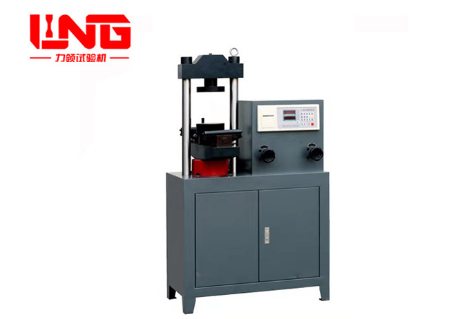 Digital display flexural and compression testing machine