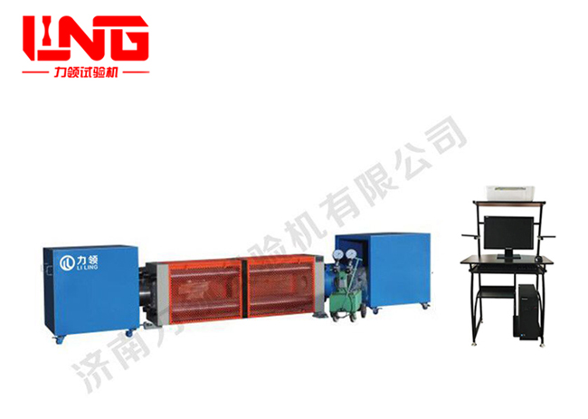 Microcomputer controlled static load anchor testing machine