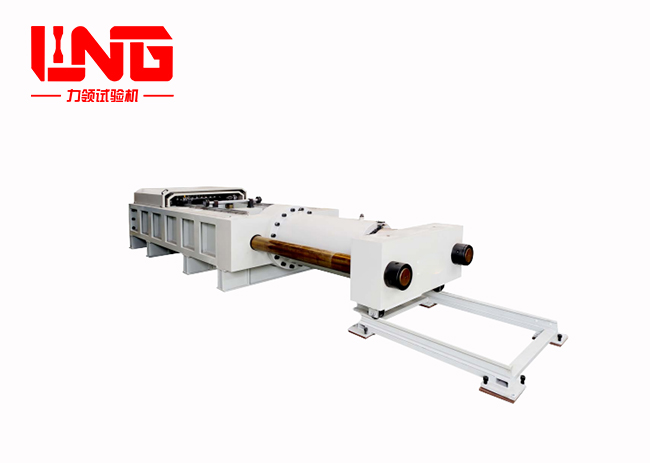 Horizontal tensile testing machine controlled by microcomputer