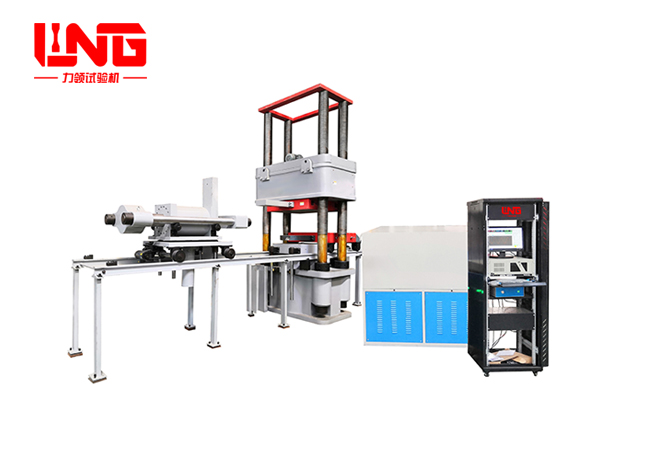 Microcomputer controlled electro-hydraulic servo shear testing machine