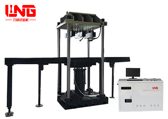 The sleeper static load testing machine is controlled by microcomputer