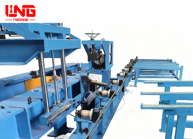 Full-automatic on-line tension testing machine for anchor bolts