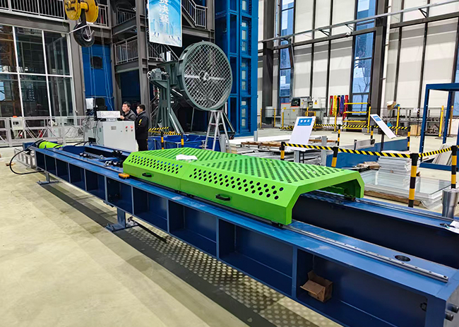 Force collar testing machine: a one-stop solution for 150-ton horizontal tensile testing machine, which fully meets the national testing standards for wire ropes, slings and cables.